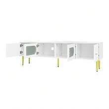 Television Stands & Entertainment Centers - White + Chipboard + 70-79 Inches - View 11