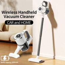 Ręczny bezprzewodowy odkurzacz bezprzewodowy z możliwością ładowania do sierści zwierząt/dywanów/twardych podłóg i odkurzacza samochodowego