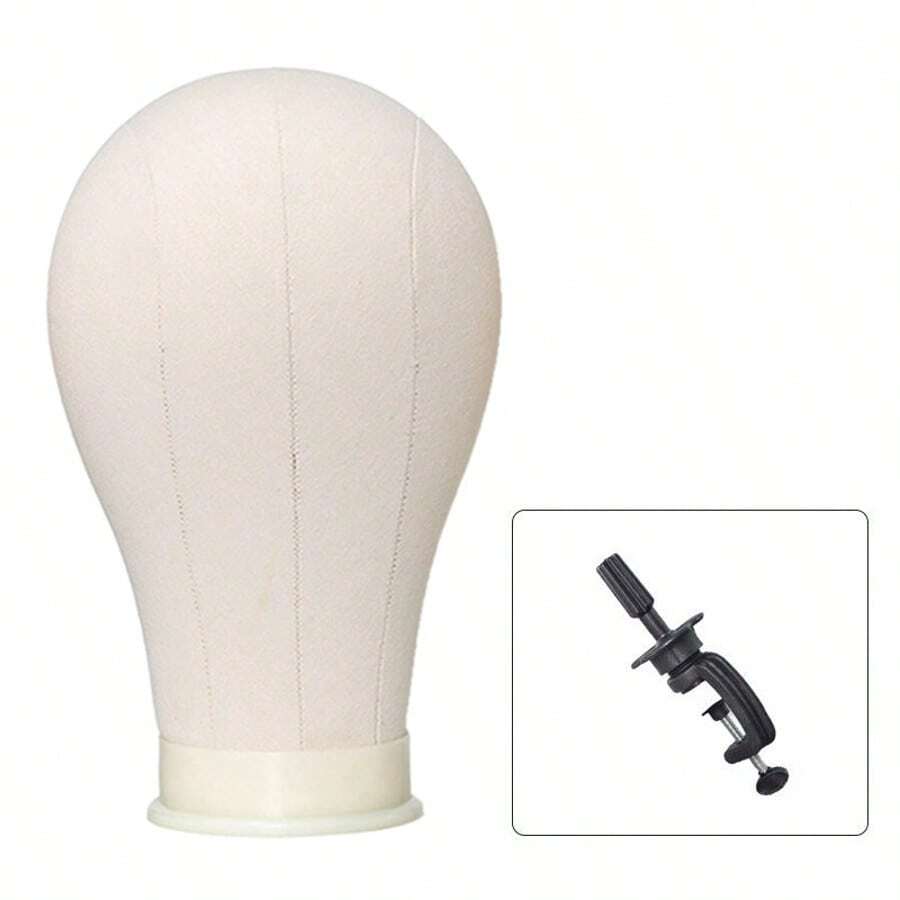 Wig Making, Beauty And Hairdressing Training Display Canvas Mannequin Head - Multicolor - View 1