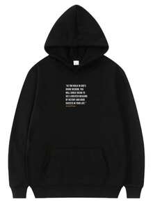 Sudadera con capucha para hombres - Sudadera con cita cristiana inspiradora con bolsillo frontal, sudadera con capucha gris claro para uso diario y ocasiones especiales - Regalo de ropa basada en la fe para hombres, ropa cómoda, moda urbana, diseño de impresión de calidad, tela duradera, ropa religiosa, moda urbana de , material duradero, buscadores espirituales - Negro - Ver 6