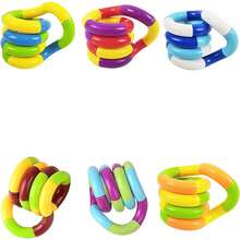 Fidget Toys Pack Fidget Twist Toys Kids Stocking Stuffers Gifts Kids Party Favors Autism Autistic Children Adults Stress Relief Sensory Toy ADHD Toys (6),Toys,Squeeze Toys,Stress Relief Toy - 6 - Xem 1