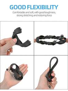 带手柄圆形硅胶蛋模，硅胶鸡蛋塑形器，煎饼模具，鸡蛋圈，不粘厨房烹饪工具，耐热 - 彩色 - 查看 9