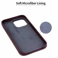Card Case For IPhone 14 Pro Max With Built-In Metal Plate For Magnetic Mounting & Wallet With 2 Holder Slots: M2 Luxe Canvas-Style Synthetic Leather (Burgundy){"Size_name":"14ProMax","Color_name":"Burgundy"} - Multicolor10 - View 7