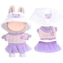 [Clothes Only] For LABUBU Sitting Party Doll Clothes 1st-5th Generation For LABUBU Outfit Set Clothing Accessories Plush Doll Clothes Autumn/Winter Series Birthday/Easter/Christmas Gift Holiday Gift [Clothes Only] - Multicolor 2 - View 22