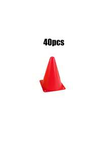 Plastic Training Traffic Cones, Sport Cones, Agility Field Marker Cones For Soccer Basketball Football Drills Training, Outdoor Activity Or Events,Plastic Agility Cones- Mini Traffic Safety Construction Cones For Party, Drills, Basketball, Soccer,Bright Neon Colored Orange, Cones Sports Equipment For Fitness Training, Traffic Safety Practice - Multicolor - View 13