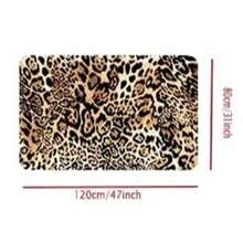 1 件复古简约客厅豹纹地毯、女孩房间豪华装饰地毯、桌毯、家用柔软地毯、卧室装饰地毯、优雅女士房间装饰地毯、家居浴室装饰户外地毯、门垫、秋季装饰浴室配件、返校入口装饰 - 動物-豹紋 - 查看 10