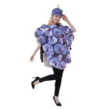 In-Stock New Halloween Stage Performance Costume, Sports Meet Fruit Party Role Play Outfit, Fruit & Vegetable Pattern Fabric Sponge Costume, Wholesale