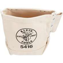 Klein Tools 5416 Tool Bag With BullPin Bolt Pouch And Belt Strap Connect 5 X 10 X 9Inch