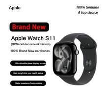 Apple Watch Series 11 42mm GPS + 蜂窝网络版，这是 Apple Watch 的最新款，时刻守护您的健康。 - 亮黑色錶殼+黑色錶 - 查看 1