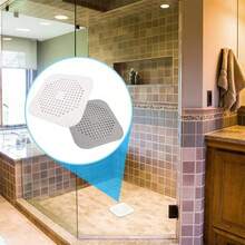 3 Pack Rubber Hair Stopper Drain Catcher Bathroom Sink Strainer Mesh Dense Holes Clog Free Filter Drainage For Shower Tub Sink Hair Stoppers