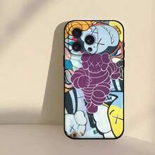 Art K-Kaw-Es Phone Case For IPhone11/ 12/ 13/ 14/ 15/ 16 Pro Max.Black Shell Cover Case.The Best Choice For Gift Giving To Friends Or Family. Halloween. - Z4 - Xem 2