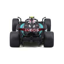 Burago ​Mercedes-AMG F1 W14 E And W15  #44 1/43 Scale Diecast Model Car - 2025 & 2024 Season Official Window Box Collection - Alloy Display Gift Set Birthday Present