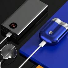 RAF 紧凑型电动剃须刀 - 可充电 300mAh 锂电池，适合旅行，双刀片，4 种颜色可供选择，完美的父亲节礼物，小巧便携，适合商务旅行和节日礼物