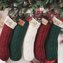 Personalized Family Christmas Stockings, 2025 Family Stockings With Names, Holiday Stockings, Custom Knitted Stockings, Holiday Decorative Gifts, Engraved With His Name, Perfect Christmas Gift,Festive Calendar - Multicolor - View 6