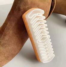 1PC Suede Brush For Shoes Nubuck Brush Suede Eraser Suede Shoe Brush Suede Shoe Cleaner - Orange - View 5