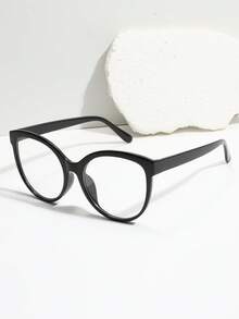 1-5pcs Women Plastic Cat Eye Frame Cheetah Print Personalized Never Outdated Minimalist Shades Basics Classy Aesthetic Basic Clear Glasses For Daily Life, Back-To-School Essentials, Reading, Street-Photography, Office Outfit Fashion Accessories