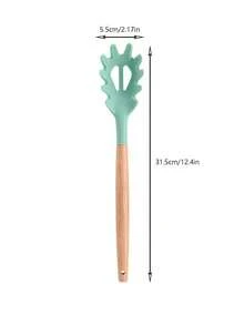 1pc Pasta Spoon With Grooves, Pasta Claw, Home Noodle Spoon, Bar Ice Spoon, Dumpling Spoon, Egg Spoon, Strainer, Pasta Colander Spoon, Heat-Resistant Cooking Tool, Kitchen Utensil, Convenient For Holding And Draining, Multi-Functional Colander Spoon, Essential Kitchen Tool, Suitable For Noodle And Pasta Cooking, Fit For Home, Hotel, Restaurant, Bar And More