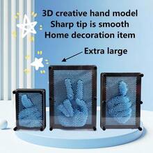 2025-Creative 3D Versatile Needle Hand Model Toy Versatile Needle Carving Plastic Handprint - Birthday Gift - Graduation Gift - Gift