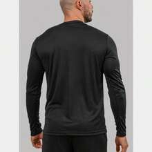 Boyfriend Style Men Sports Tees & Tanks - Black - View 5
