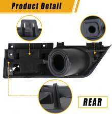 Boine Fuel Filler Door Housing Pocket Hinge With White Cover Compatible With 2015-2023 Transit 150 250 350 Gas Door Cap Replace CK4Z-5427936-A CK4Z5427936A