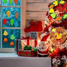 131PC Thanksgiving Seasonal Autumn Garland Set - A Crafty DIY Woolen Maple Leaf Arrangement Gift Box With Maple Leaf Stickers - Perfect For Home Decor Or Holiday Decorations Using High-Density Felt Fabric, It Feels Soft And Substantial, Does Not Pill, Deform, Or Fade, And Can Maintain The Full Shape Of The Maple Leaf Even After Long-Term Placement.