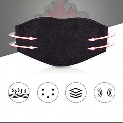 Heated Neck Support Massager Adjustable Warm Support For Neck Muscle Relaxation And Stabilization