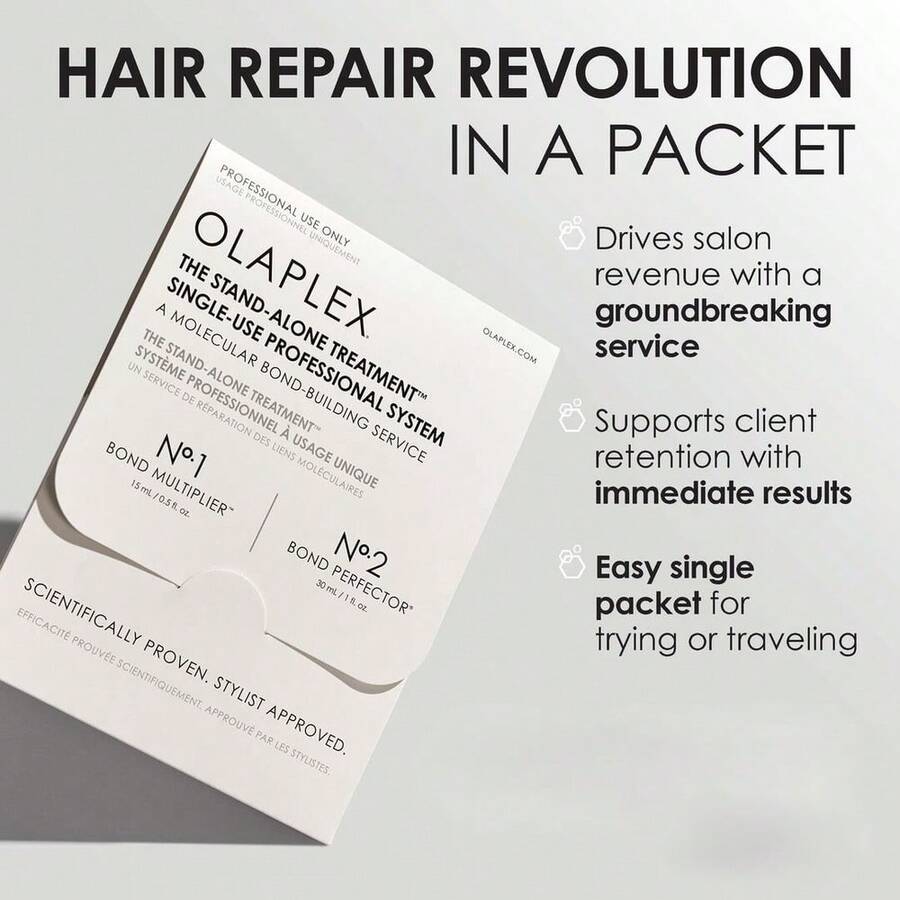 Olaplex 独立护理，1 号 + 2 号，一次性专业系统 15ml + 30ml - No.1 15ml + No.2 30ml - 查看 1