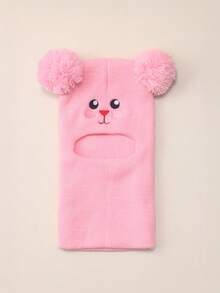 1 件 0-12 岁兔子幼儿帽子双球婴儿猫咪女孩男孩帽子儿童冬帽儿童针织保暖拉法帽 - 1PC - 查看 17