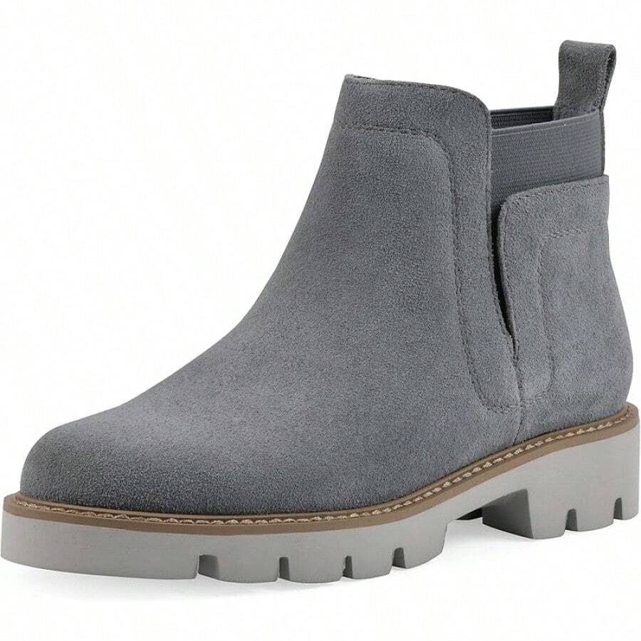 Women's Glassie Lug Sole Chelsea Ankle Bootiehalloween - Mâm xôi xanh/Da lộn - Xem 1