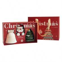 1pc Christmas Scented Candle Gift Set, Ambient Home Handmade Fragrance Decoration, Candle Christmas Gift, Christmas Decorations, Christmas Gifts - Multicolor - View 13