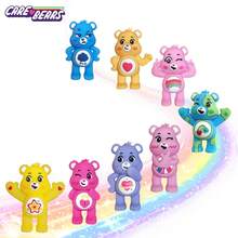 CARE BEARS 1/2 piezas Osos Amorosos con licencia oficial Bolsa ciega de misterio 3D Uno al azar de 8 tipos de estilos variados