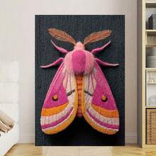 Colorful Moth Canvas Wall Art Vibrant Insect Design Prints For Living Room Bedroom Nature Inspired Home Decor Home Decor Room Decor Halloween Decor Halloween Wall Decor Halloween Decorations Bathroom Decor Fall Decor Poster Navidad Decoración Para Cuarto Perfect - 彩色 - 查看 1