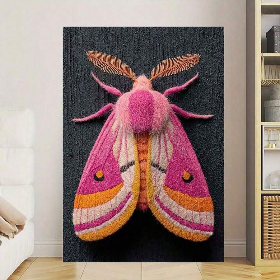 Colorful Moth Canvas Wall Art Vibrant Insect Design Prints For Living Room Bedroom Nature Inspired Home Decor Home Decor Room Decor Halloween Decor Halloween Wall Decor Halloween Decorations Bathroom Decor Fall Decor Poster Navidad Decoración Para Cuarto Perfect - 彩色 - 查看 1
