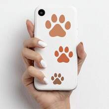 Dog Paw Wall Stickers, Home Room Decor DIY Waterproof Bedroom Children's Room Cross-Border Self-Adhesive Wall Decals