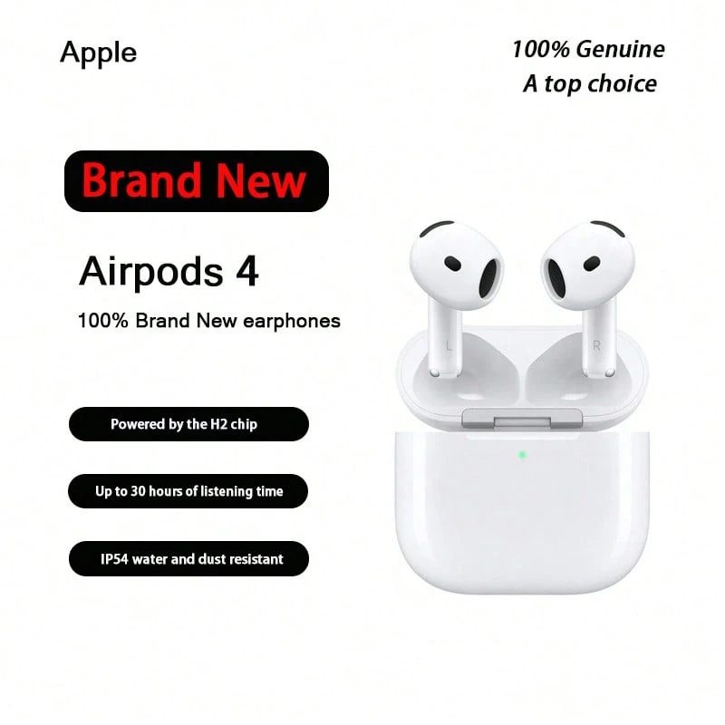 Brand New Apple AirPods 4 Sound Quality And Comfort Have Been Further Enhanced.