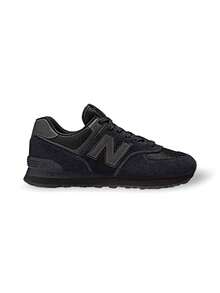 Giày thể thao nam New Balance Đế dày chống sốc, đệm lưới thoáng khí, logo đa năng, tập gym, chạy bộ, đi làm, hàng ngày, màu đen ML574EVE - đen - Xem 3