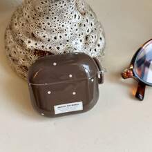 秋冬美拉德棕色波点耳机盒+挂环 适用于Apple Pro2/Pro/4/3/2 时尚耳机盒 - 彩色 - 查看 7