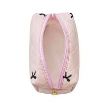 Makeup Bag Travel Cosmetic Bag For Women Girls, Zipper Make Up Pouch, Floral Flowers Toiletry Organizer Makeup, Portable Storage Cosmetic Travel Cloth Bag (Light Pink){"Color_name":"C7LightPink"} - C7淺粉紅色 - 查看 3