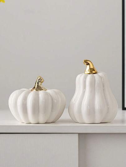 1 件南瓜树脂装饰，多种颜色和尺寸，简约现代风格，丰收工艺品，适用于厨房、万圣节、感恩节、桌面、办公室、家居装饰，生日毕业的最佳礼物