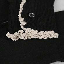 Lebaley Kawaii Leg Warmers For Girls Women - Japanese Lolita Leg Warmers Y2K Harajuku Leg Cover Stockings Kawaii Knit Socks{"Color_name":"Button3"} - 多色7 - 查看 4