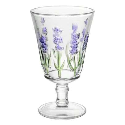 Mkasa Taça de Cristal Lavanda Hand Painting 1 peça - Lyor