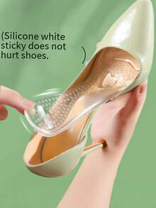 1 双女士高跟舒适凝胶鞋垫 - 防滑、缓冲支撑和按摩效果鞋垫，隐形减震鞋垫，适用于高跟鞋和凉鞋 - 彩色 - 查看 6