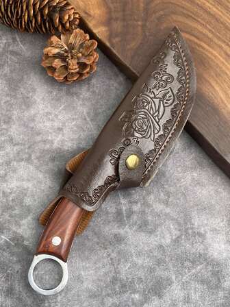 1/2pcs Heavy-Duty PU Chef Knife Set With Protective Sheath - Professional Kitchen Knife Storage Box, Sharp Blade Protection And Ergonomic Handle Design, Suitable For Outdoor Camping, Barbecue And Home Cooking - Ideal Gift For Chefs And Home Cooks (Compatible With Chef Knives, Bone Cutting Knives, Bread Knives)