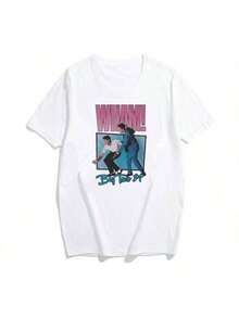 SUMMER Wham Concert Singer T Shirt George Michael Wham T Shirt 90s Pop Music Group Shirt Wham Vintage Unisex Short Sleeve Shirt - trắng - Xem 1