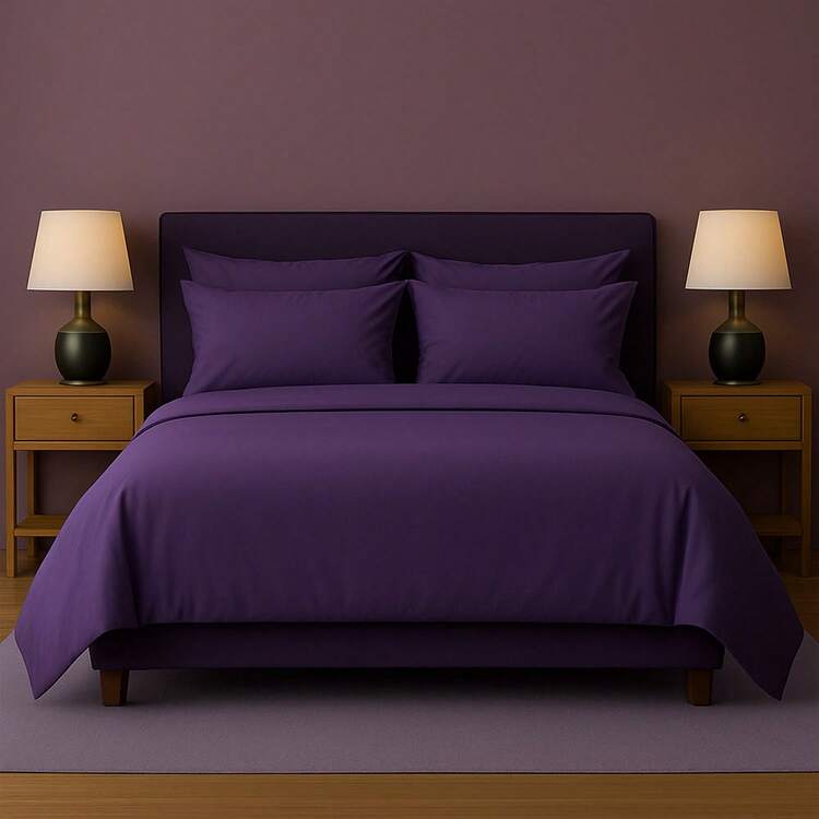 Vibe Check: Ultra Chill Bamboo Blend Sheets – 6PC Cloud Soft Set With Deep Pockets – Cooling, Wrinkle-Free, Aesthetic – Dorm, Apartment, Or Glow-Up Bedroom Must-Have – Twin, Full, Queen, King, Cal King - 蘭花 - 查看 1