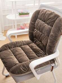 1 pernă de scaun moale din lână tricotată, confortabilă și călduroasă, potrivită pentru birou, casă și sufragerie - se poate spăla la mașină, oferă suport pentru spate, fabricată din fibră de poliester. Cadou de Paște, ziua de naștere, absolvire, decor școlar, surpriză, decor cămin, întoarcerea la școală, pernă pentru scaun de birou, decor interioară, decor cameră, rechizite de studiu, pernă pentru scaun, pernă pentru scaun de gaming. - Multicolor - Vizualizare 12