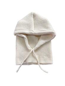 New Balaclava Winter Windproof Bib Wool Hat Women Warm One Warm Ear Protection Hat