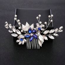 1pc Casual Elegant ABS Plastic Hair Comb, Suitable For Party, Wedding, Bride, All Seasons