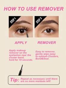 3pcs/2pcs 10ml Adhesive & Sealing Liquid, 5ml Remover, Eyelash Extension Glue, Eyelash Glue & Sealing Liquid, Single Eyelash Glue & Sealing Liquid, Super Sticky DIY Eyelash Extension Glue, Cluster Eyelash Glue, 2-In-1 Adhesive & Sealing Liquid, Cluster Eyelash Glue, Eyelash Cluster Tool, Eyelash Extension Tool, Eyelash Tool Kit, Strong DIY Eyelash Extension, Waterproof Cluster Eyelash Glue Eyelash Extension Kit Makeup Tools, Christmas Gift, Holiday Gift - Pink - View 10