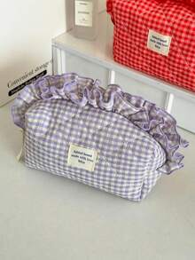 1Pc/Set Túi đựng đồ trang điểm chần bông kẻ caro màu khối Túi đựng mỹ phẩm Túi đựng son môi Túi đựng băng vệ sinh Túi đựng tai nghe Ví Ví đựng đa năng Túi đựng đồ cầm tay có khóa kéo Đựng mỹ phẩm, chăm sóc da, kem dưỡng da tay, dầu dưỡng môi, sơn móng tay, băng vệ sinh, tai nghe, tiền xu, các vật dụng nhỏ Đồ dùng du lịch Đồ dùng đi làm Quà tặng cho người yêu và bạn bè Quà tặng sinh nhật Quà tặng phù dâu Quà tặng ngày lễ tình nhân Bộ túi đựng đồ trang điểm Hộp đựng đồ trang điểm Túi đựng đồ vệ sinh cá nhân Đồ dùng học tập Túi đựng đồ trang điểm Đồ dùng ngày lễ Túi đựng đồ trang điểm Đồ dùng trang điểm Đồ dùng cho ngày lễ Mùa đông Họa tiết da báo Chó xúc xích Quà tặng cho phụ nữ Đồ dùng cho ngày tựu trường - Nhiều màu - Xem 9